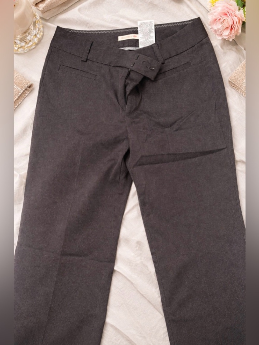 Women’s Soft Brown Dockers Dress Pants - Classic Straight Fit